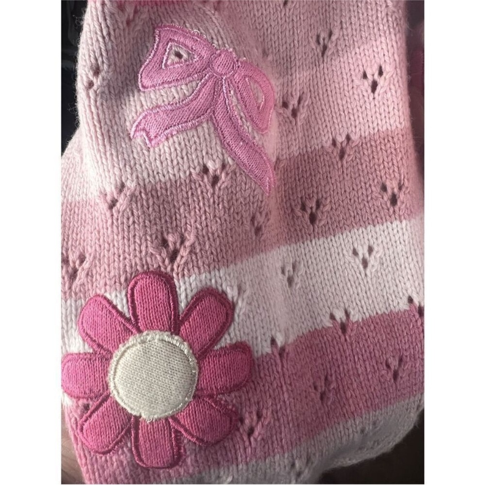 Rare style. LoveShackFancy Cropped Cardigan – Rose Water Swirl Cherry Strawberry - Picture 8 of 12